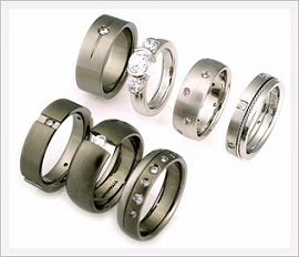 Cheap titanium rings